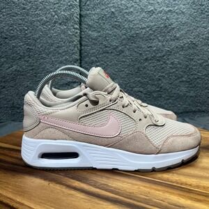 Nike Air Max 90 SC Women Fossil Stone Pink Beige Casual Sneakers Shoes Size 7.5